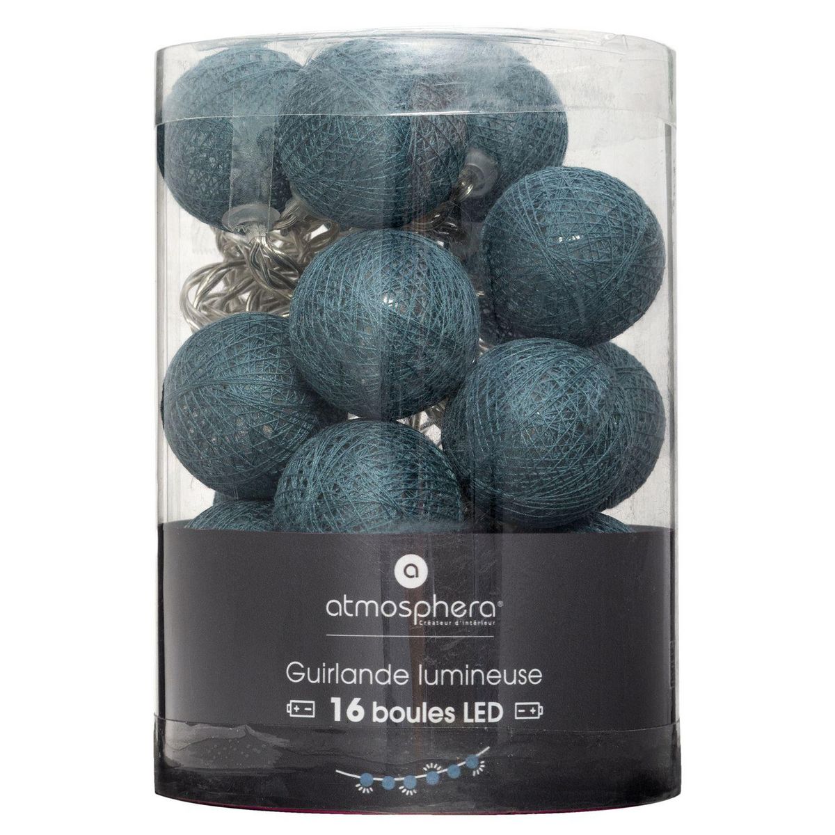 ATMOSPHERA Guirlande LED 16 boules