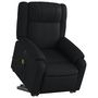 Voir la diapositive 3 : VIDAXL Fauteuil inclinable de massage electrique noir similicuir