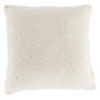 Voir la diapositive 2 : ACTUEL Coussin déco uni double face Sherpa / fausse fourrure 