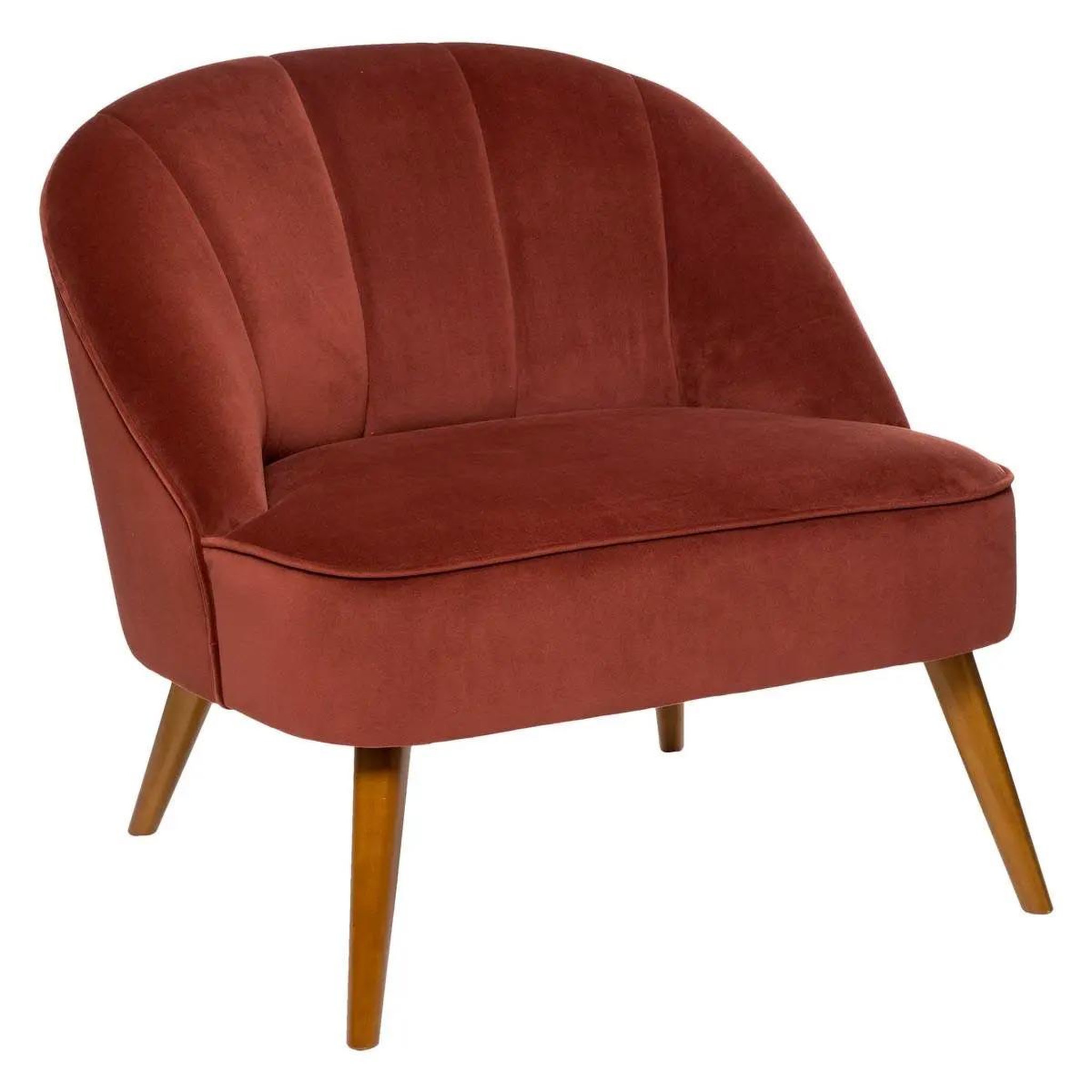ATMOSPHERA Fauteuil Scandinave  Naova  78cm Terracotta