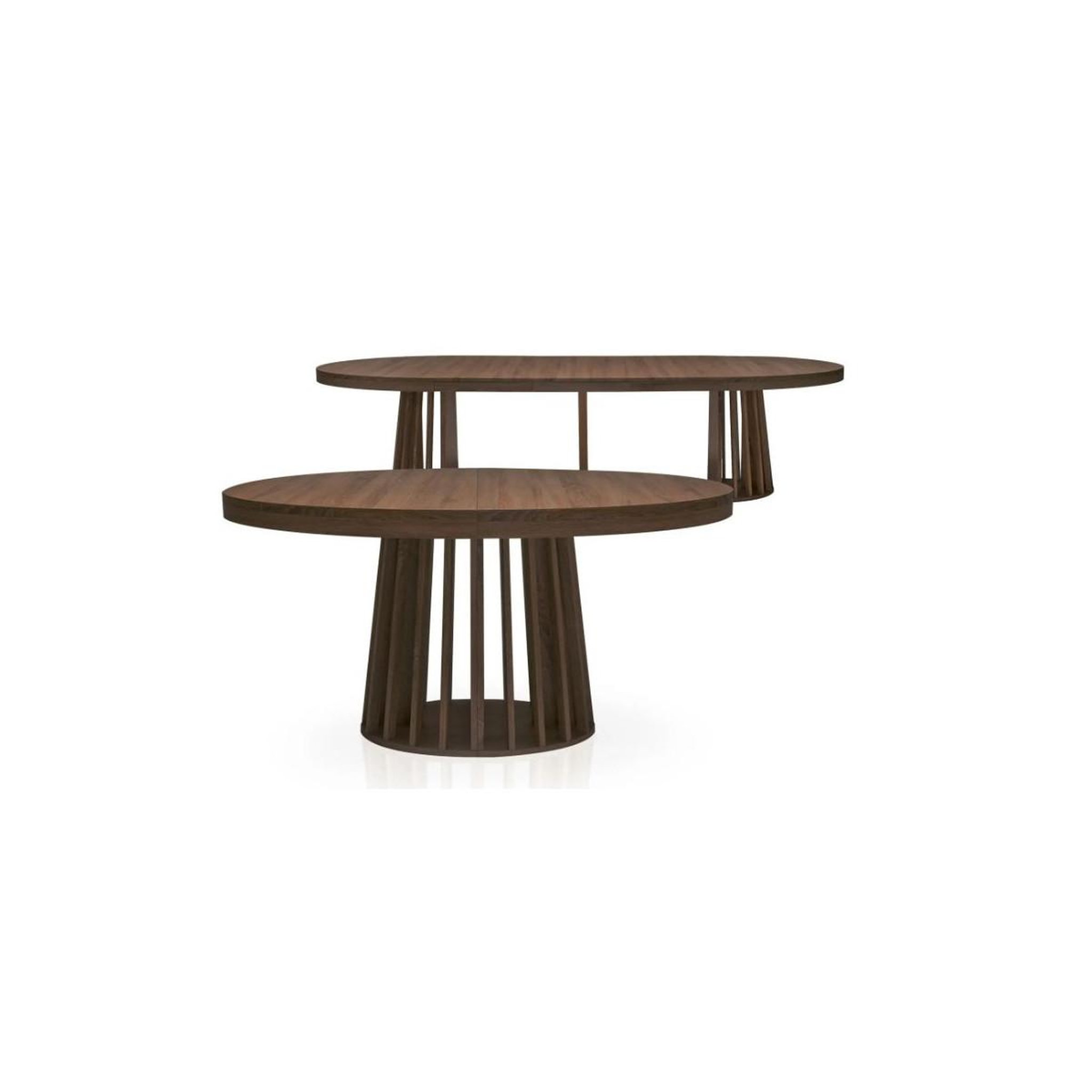 Voir la diapositive 3 : Paris Prix Table de repas extensible  laize  150-300cm noisette