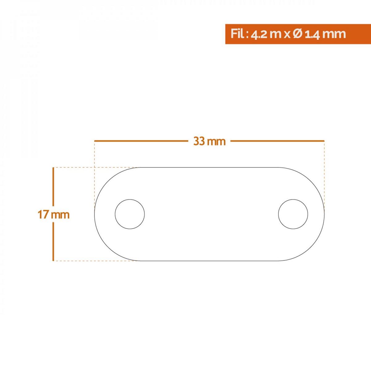 LINXOR Lot de 20 kits de kits de fixation pour brise vue, canisse anti-UV