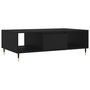 Voir la diapositive 2 : VIDAXL Table basse noir 104x60x35 cm bois d'ingenierie