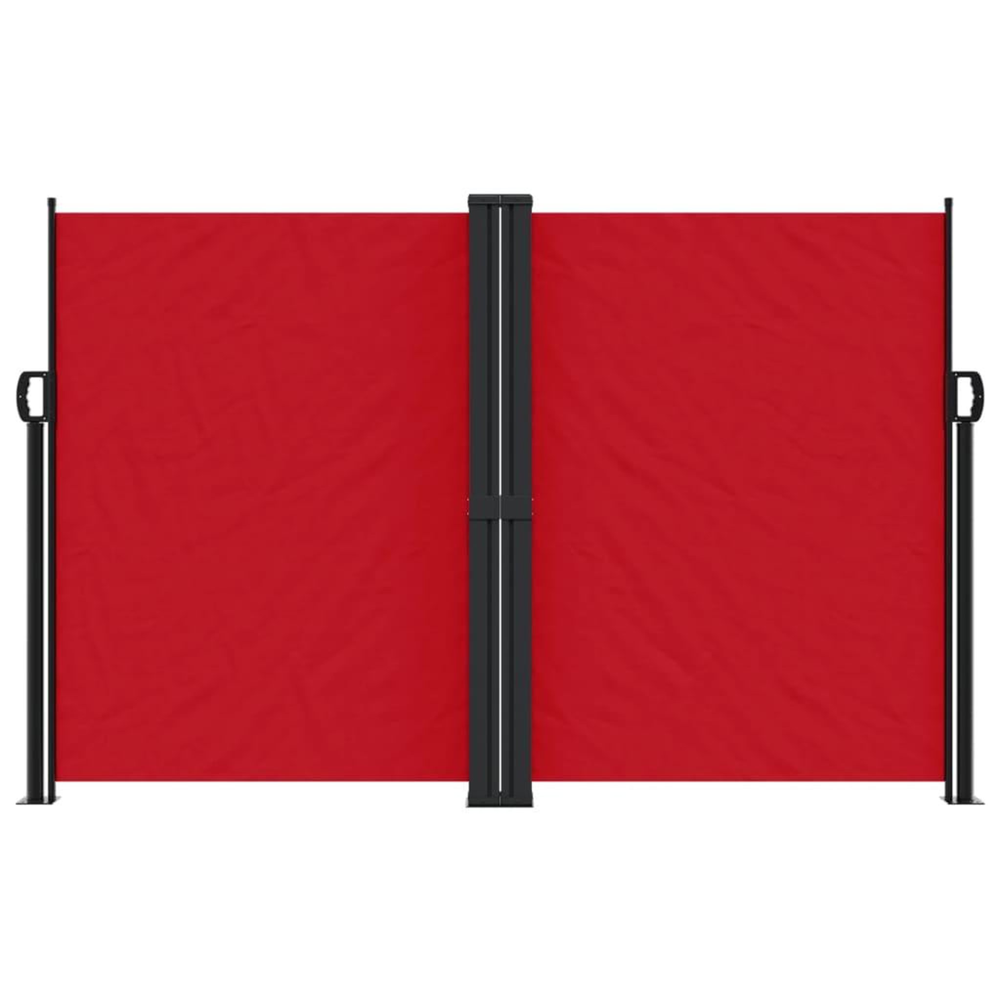 Voir la diapositive 3 : VIDAXL Auvent lateral retractable rouge 160x600 cm