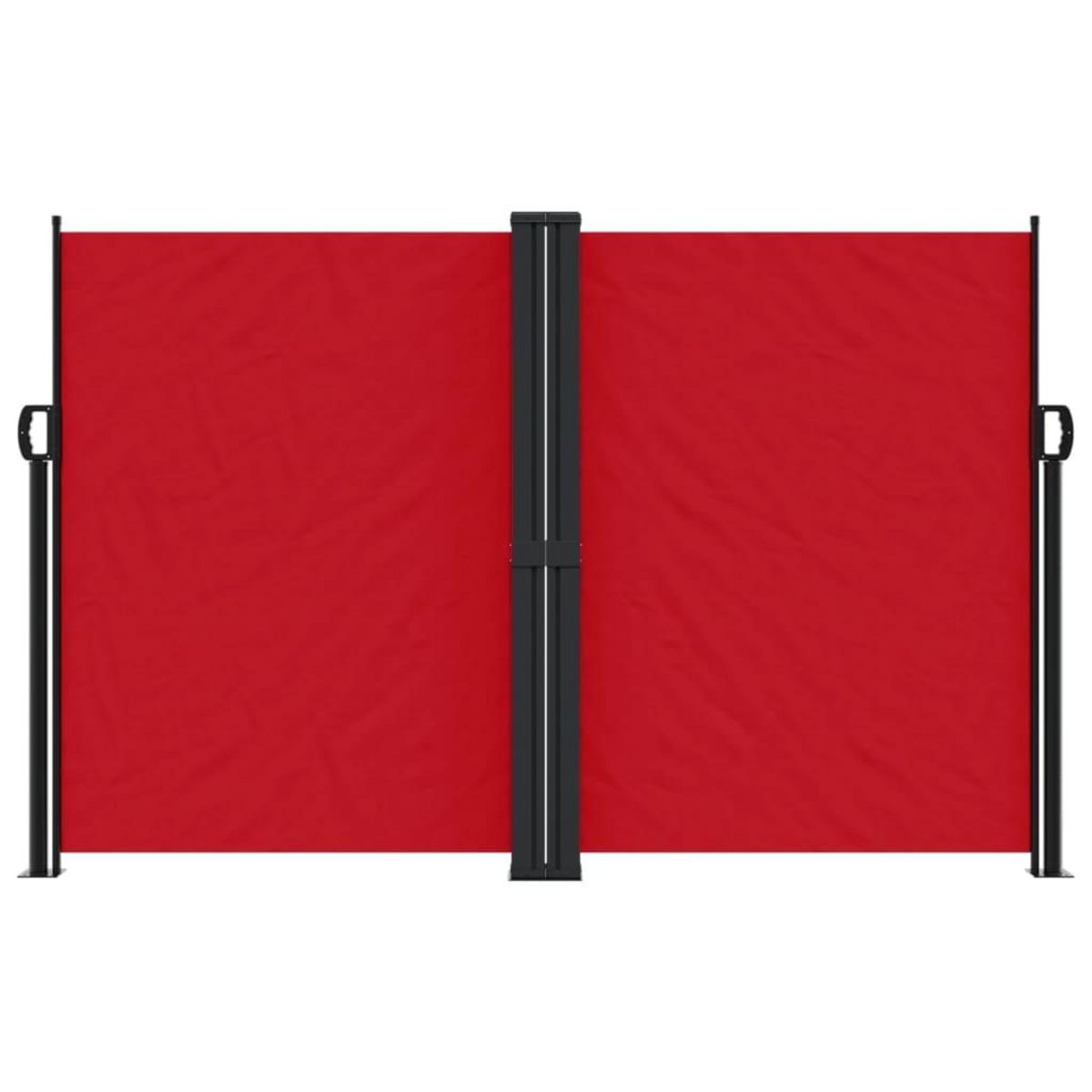 VIDAXL Auvent lateral retractable rouge 160x600 cm