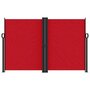 Voir la diapositive 3 : VIDAXL Auvent lateral retractable rouge 160x600 cm