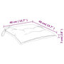 Voir la diapositive 6 : VIDAXL Coussins de chaise lot de 4 rayures bleues blanches 40x40x7 cm