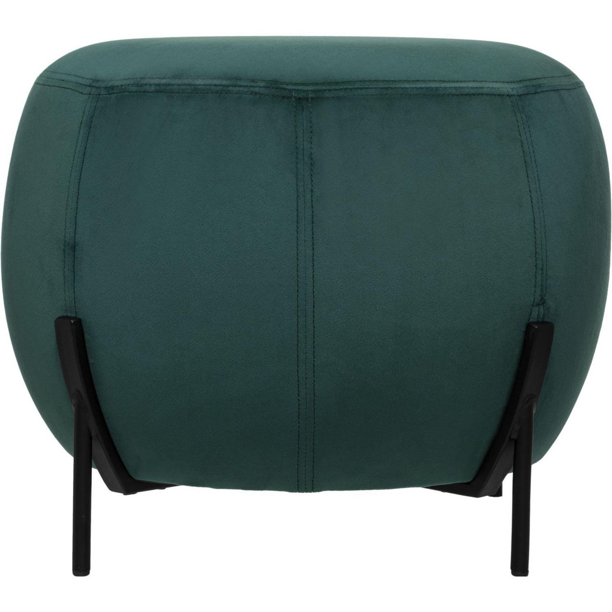 TOILINUX 2 Tabourets design velours Calabaza