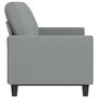 Voir la diapositive 4 : VIDAXL Canape a 3 places Gris clair 180 cm Tissu