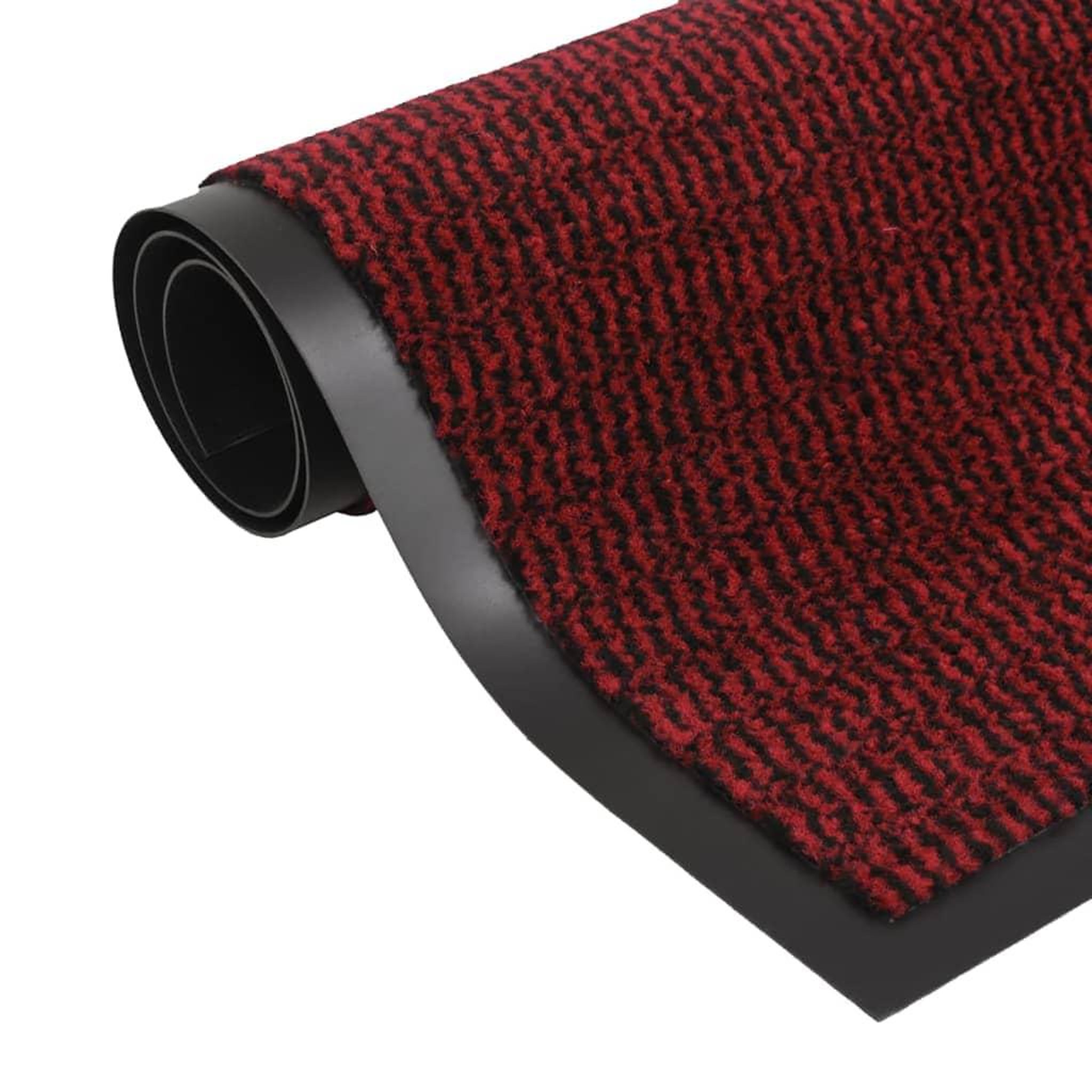 Voir la diapositive 2 : VIDAXL Paillassons rectangulaires 2 pcs 80 x 120 cm Rouge