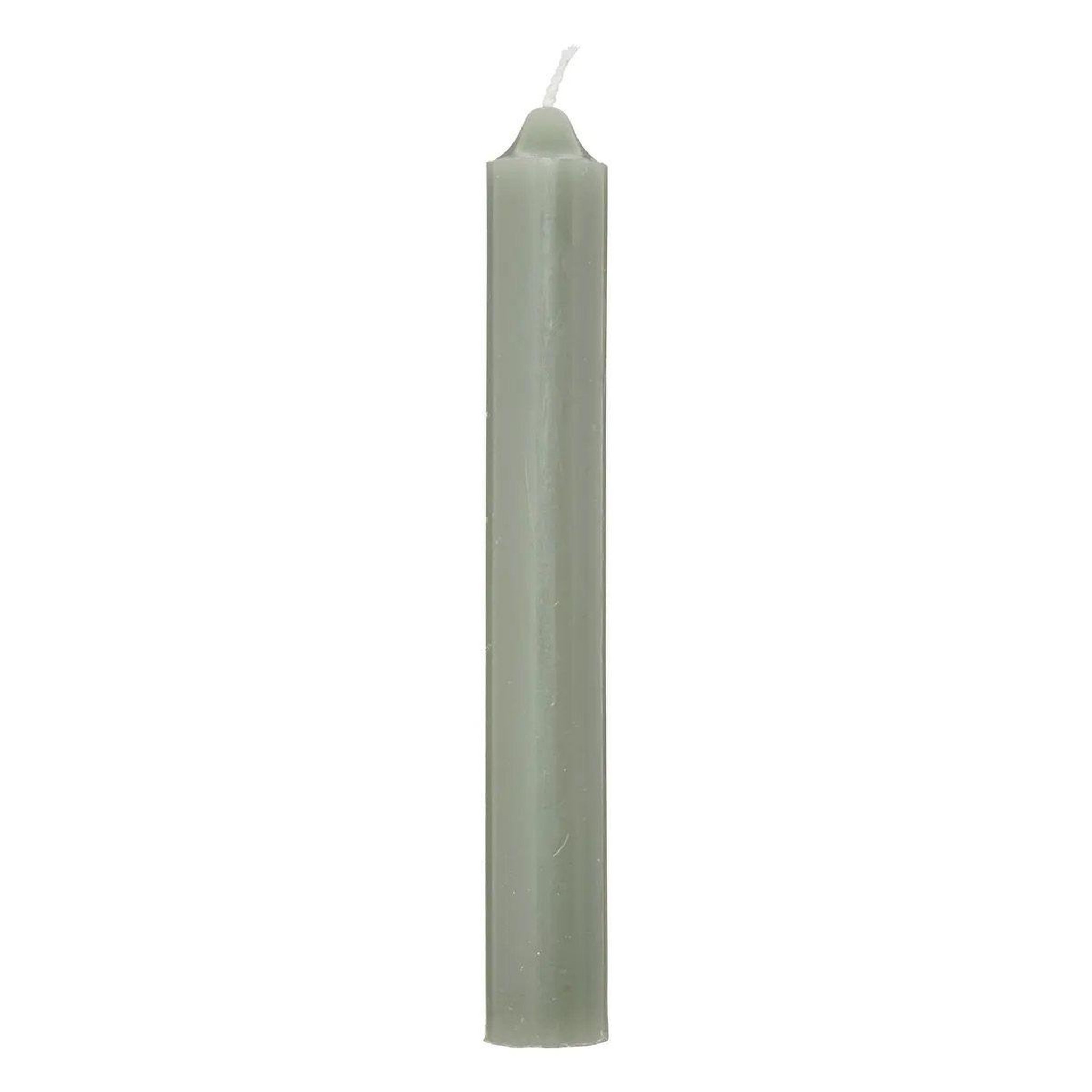 Voir la diapositive 2 : COMPTOIR DE LA BOUGIE Lot de 10 Bougies Bâton  Hugo  16cm Vert Eucalyptus