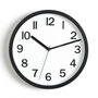 Voir la diapositive 2 : ATMOSPHERA Horloge Murale  Colors  22cm Noir