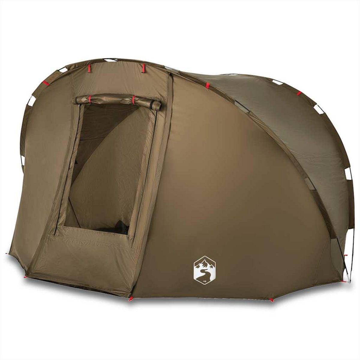 VIDAXL Tente de peche 5 personnes vert olive impermeable