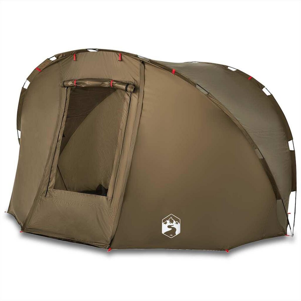 VIDAXL Tente de peche 5 personnes vert olive impermeable