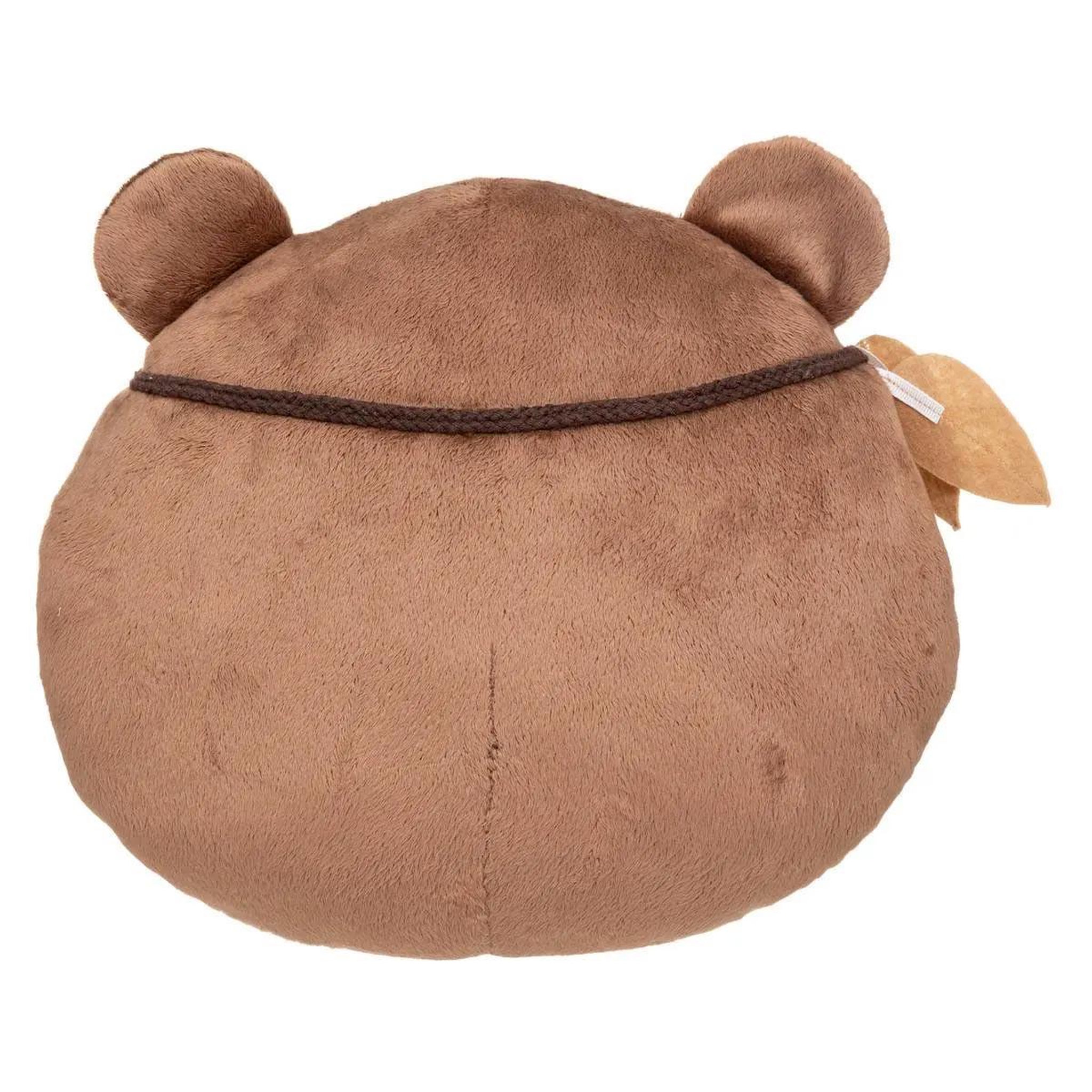 Voir la diapositive 2 : Atmosphera Kids Coussin ours enfant  forêt  27x30cm marron