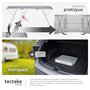 Voir la diapositive 5 : tectake Table de camping pliable argent