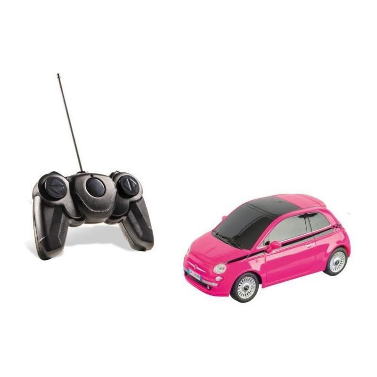 Mondo Motors - Fiat 500 Pink Edition - Modèle à l'échelle 1:24 - Jusqu'à 20 km/h de vitesse - Voiture de jeu enfant - 63554 Mondo Motors - Fiat 500 Pink Edition - Modèle à l'échelle 1:24 - Jusqu'à 20 km/h de vitesse - Voiture de jeu enfant - 63554
