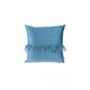 Voir la diapositive 3 : Paris Prix Ensemble Coussin & Plaid  Palmira  130x170cm Bleu