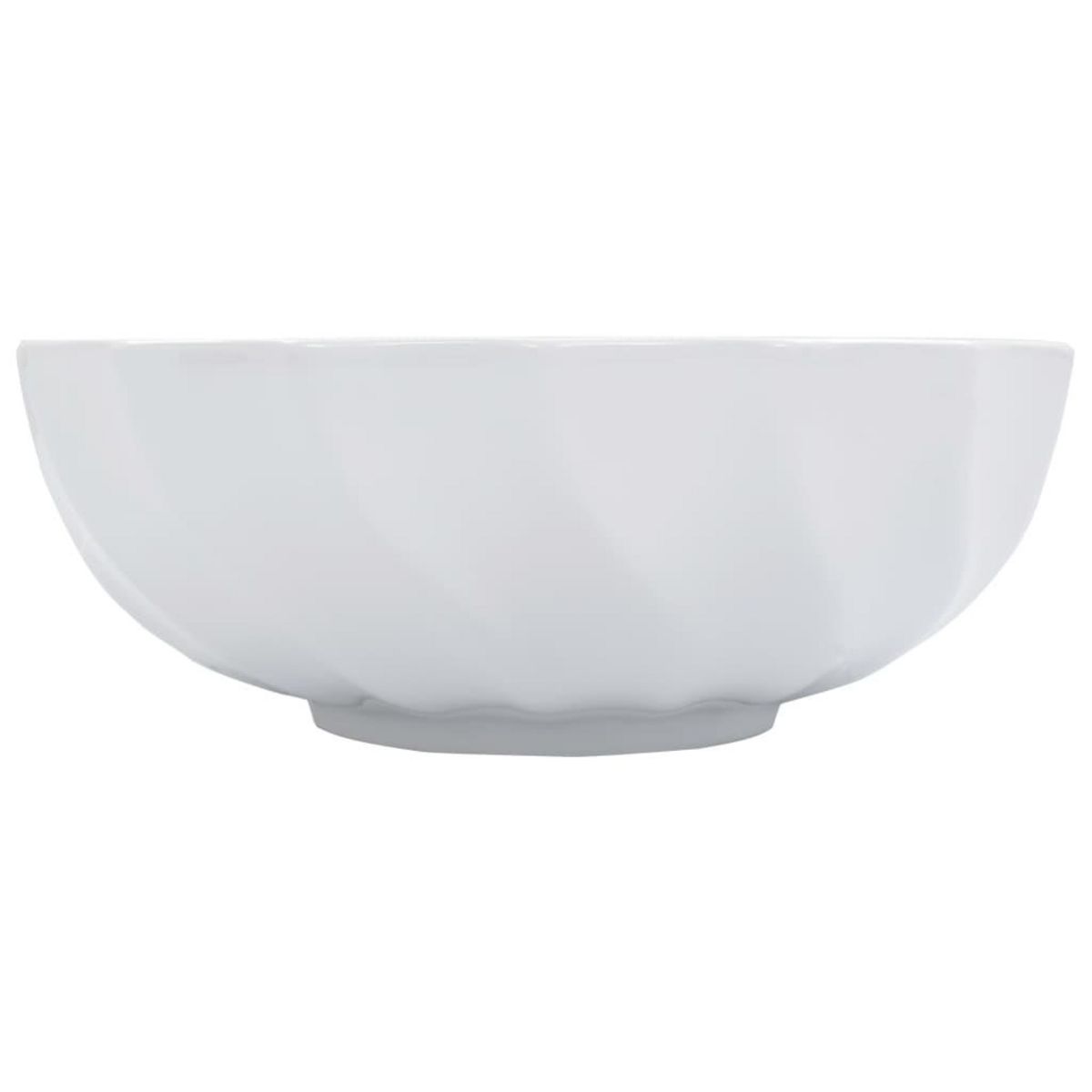 VIDAXL Lavabo 46x17 cm Ceramique Blanc