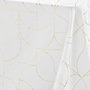 Voir la diapositive 2 : Paris Prix Nappe Antitache  Louxor  140x240cm Blanc & Or