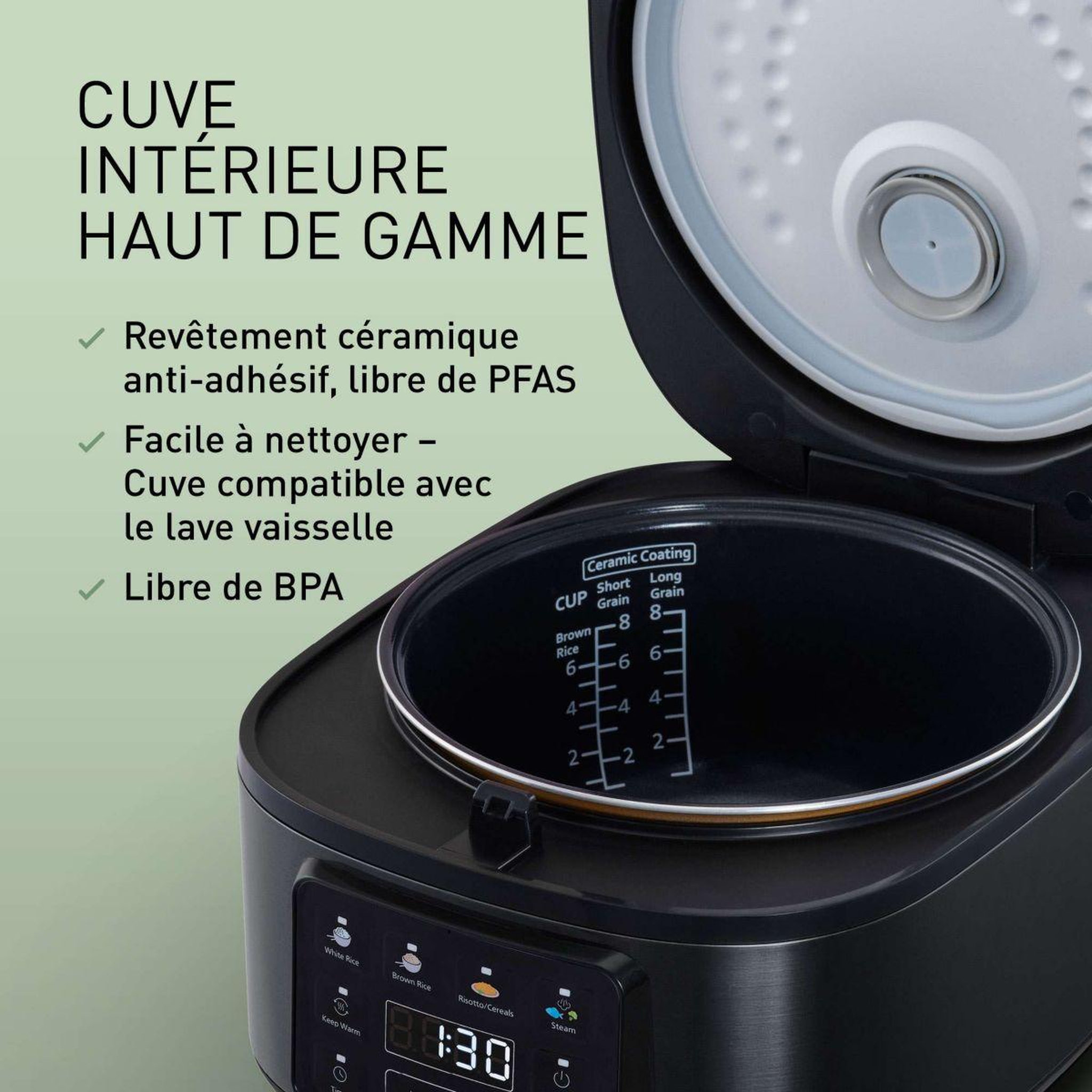 Voir la diapositive 4 : PANASONIC Cuiseur riz sr-da152kxe