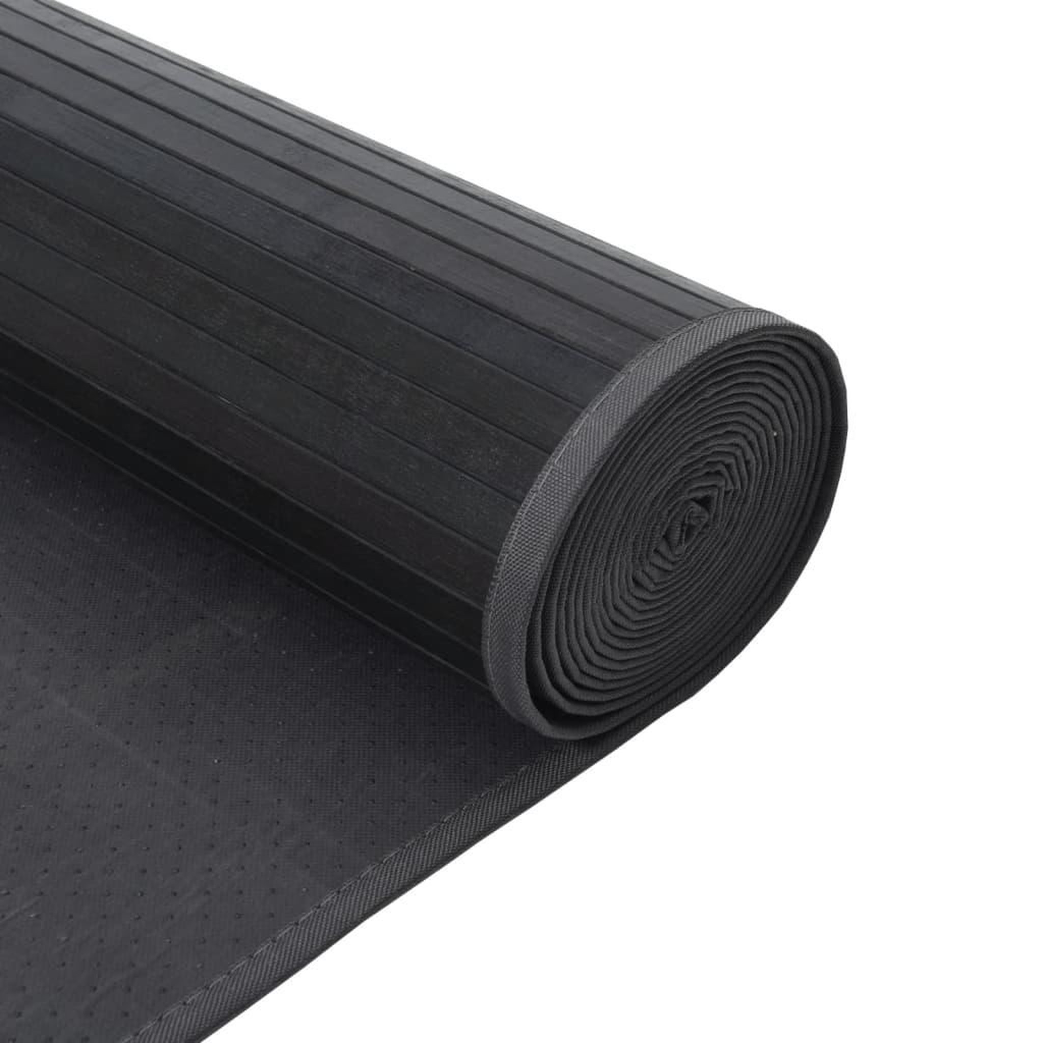 Voir la diapositive 5 : VIDAXL Tapis rectangulaire gris 100x200 cm bambou
