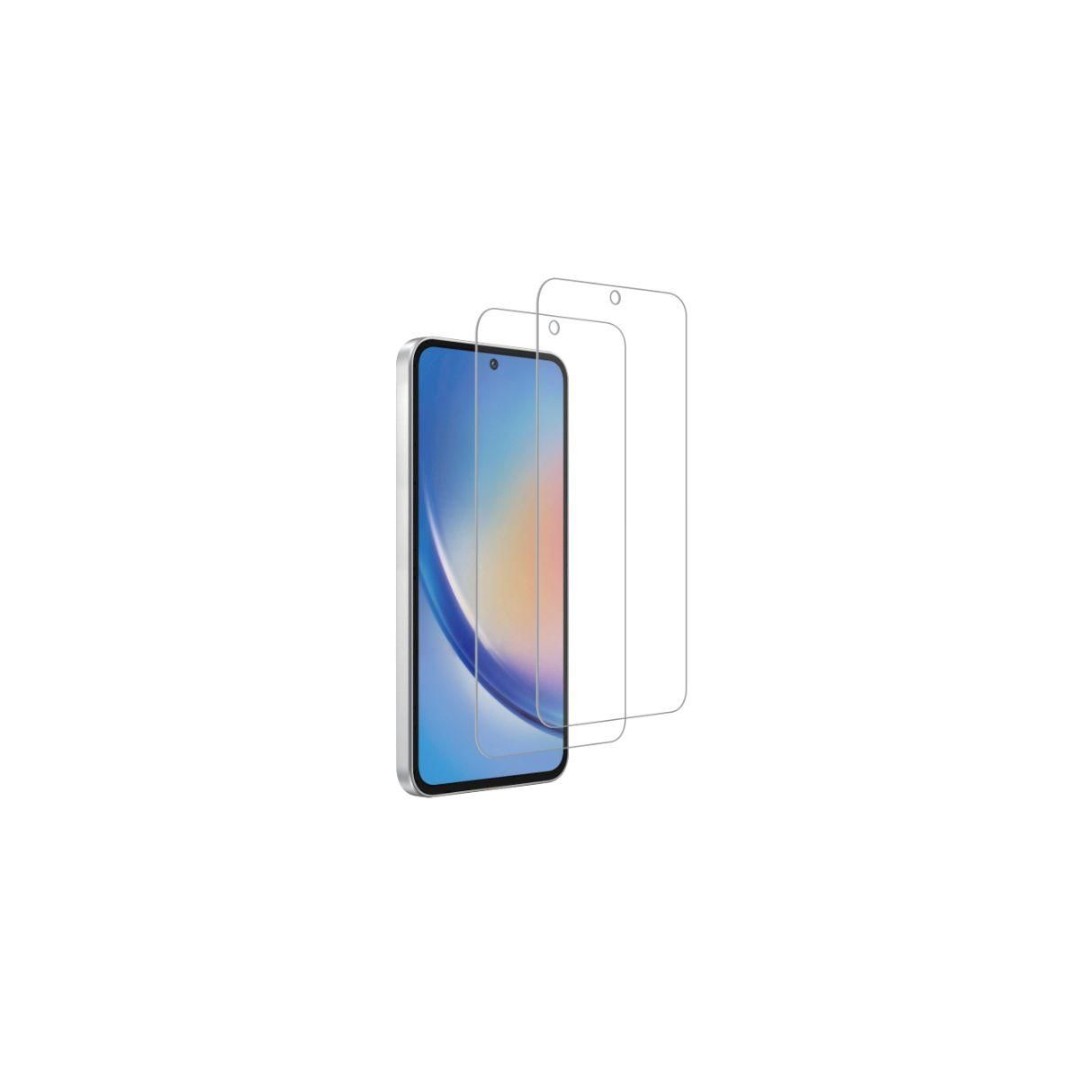 ESSENTIEL B Protège écran Samsung A35 / A55 Verre trempé X2