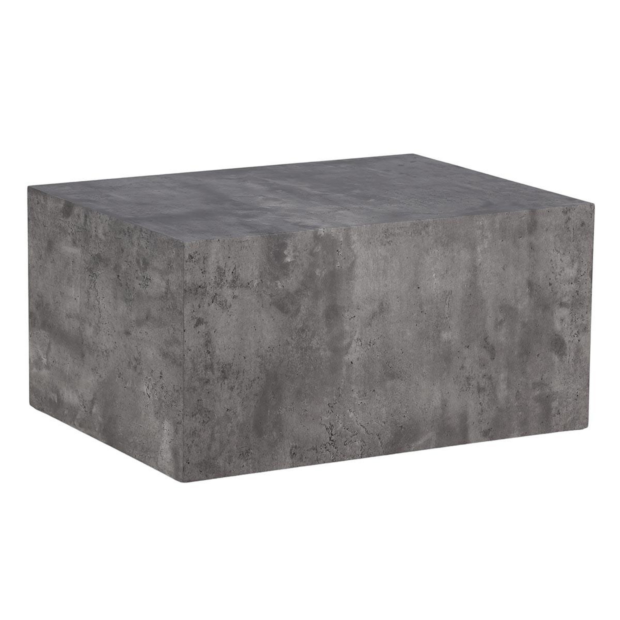 Paris Prix Table basse imitation marbre  york  80cm gris foncé