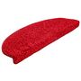 Voir la diapositive 3 : VIDAXL Tapis d'escalier 10 pcs 65x21x4 cm Rouge