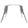 Voir la diapositive 4 : VIDAXL Toit bimini a 3 arceaux parois en maille 183x(154-167)x137 cm