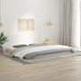 Voir la diapositive 1 : VIDAXL Cadre de lit sans matelas 200x200 cm bois massif de pin