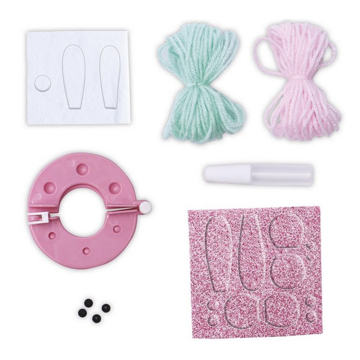 Juratoys-Janod 2 petits animaux pompons à créer