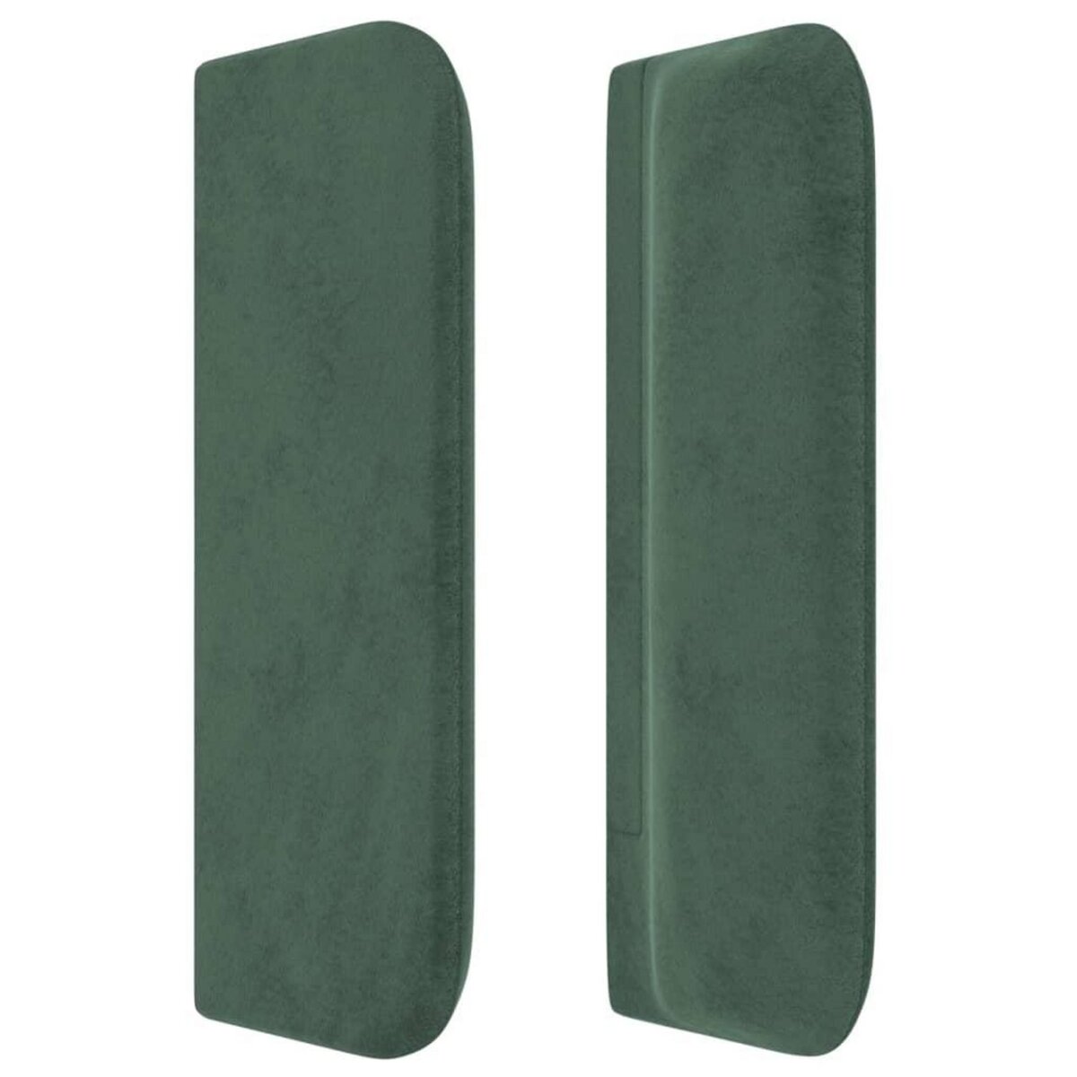 VIDAXL Tete de lit avec oreilles Vert fonce 103x16x78/88 cm Velours