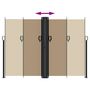 Voir la diapositive 5 : VIDAXL Auvent lateral retractable taupe 180x600 cm