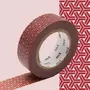 Masking Tape (MT) Masking tape traditionnel - Rouge - 1,5 cm x 7 m
