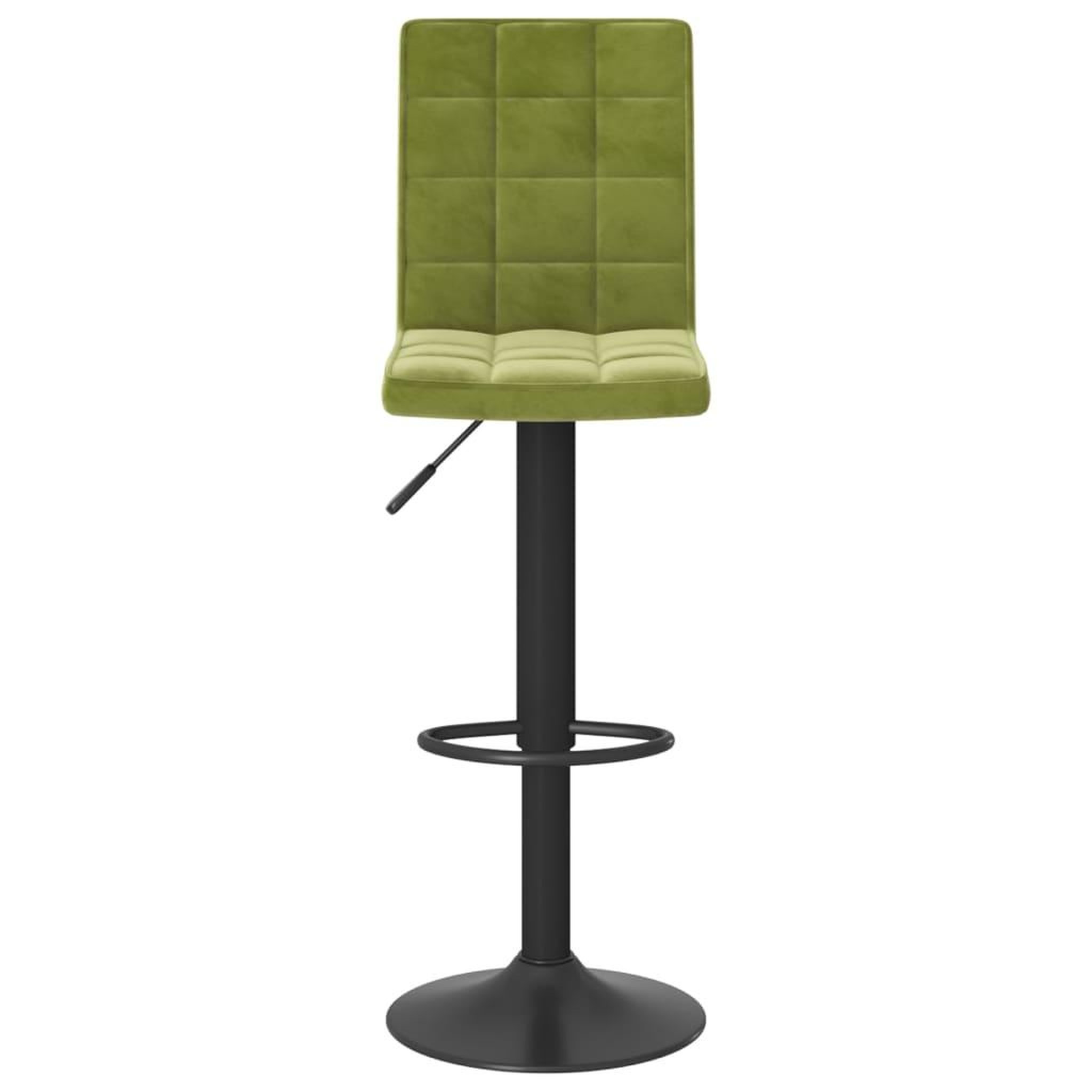 Voir la diapositive 4 : VIDAXL Tabourets de bar lot de 2 vert clair velours