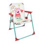 Voir la diapositive 2 : Fun House FUN HOUSE Peppa Pig Salon de jardin - 1 table H.46xø46cm, 2 chaises H.53xl.38,5xP.37,5 cm et 1 parasol H.125 x ø100 cm - Pour