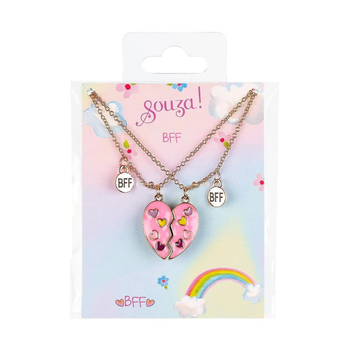 SOUZA Set cadeau BFF coeur - 2 colliers