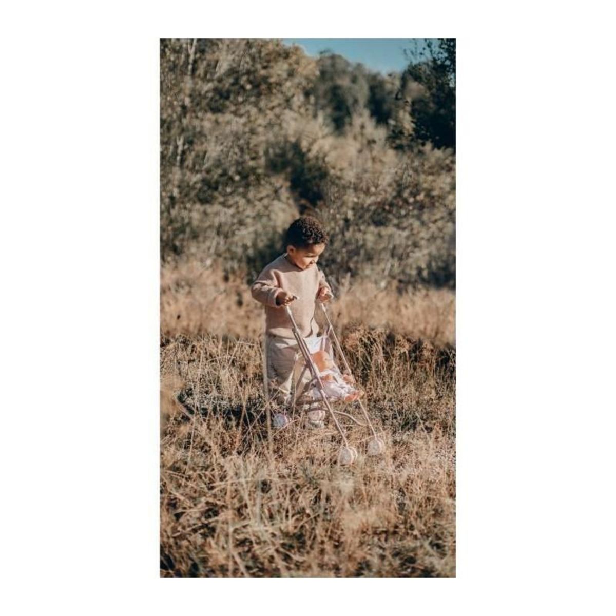 SMOBY Poussette canne Baby Nurse pour poupon jusqu'a 42cm - Smoby