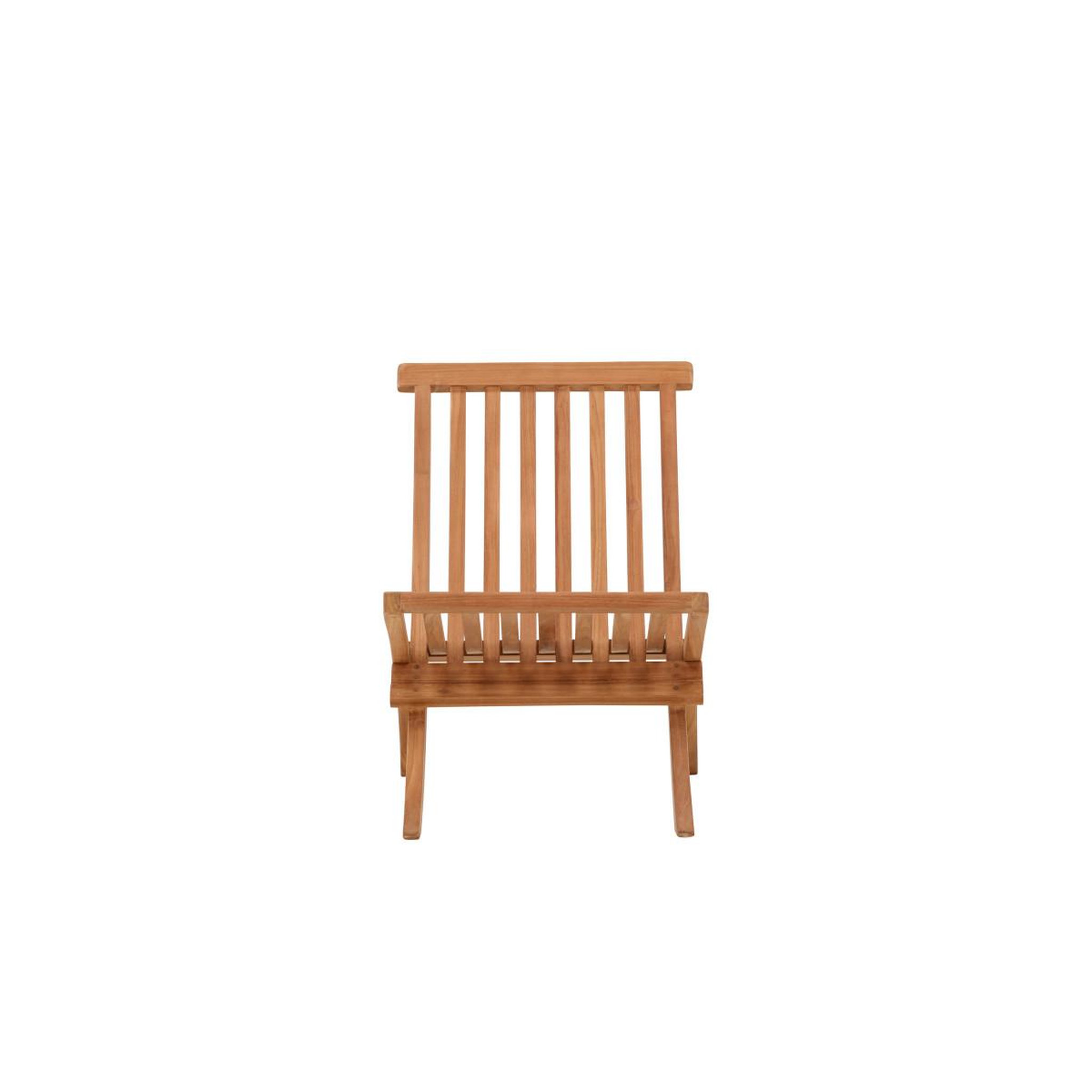 Voir la diapositive 2 : Paris Prix Fauteuil de jardin en teck  kenya  80cm naturel