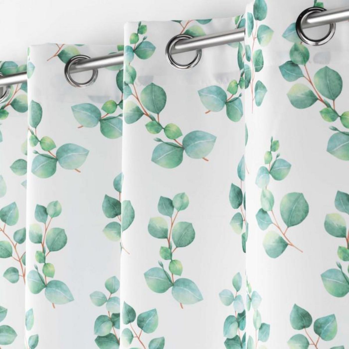 Paris Prix Rideau à Œillets Imprimé  Leandre  140x260cm Vert