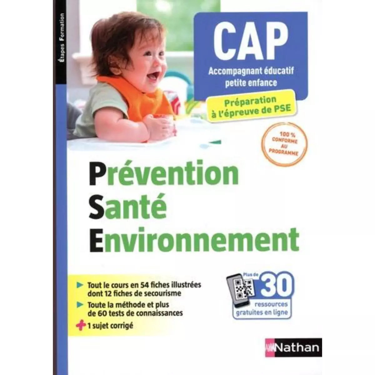  PREVENTION SANTE ENVIRONNEMENT CAP ACCOMPAGNANT EDUCATIF PETITE ENFANCE. PREPARATION A L'EPREUVE, EDITION 2023, Barbeaux Catherine