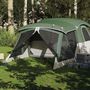 Voir la diapositive 3 : VIDAXL Tente de camping avec porche 4 personnes vert impermeable