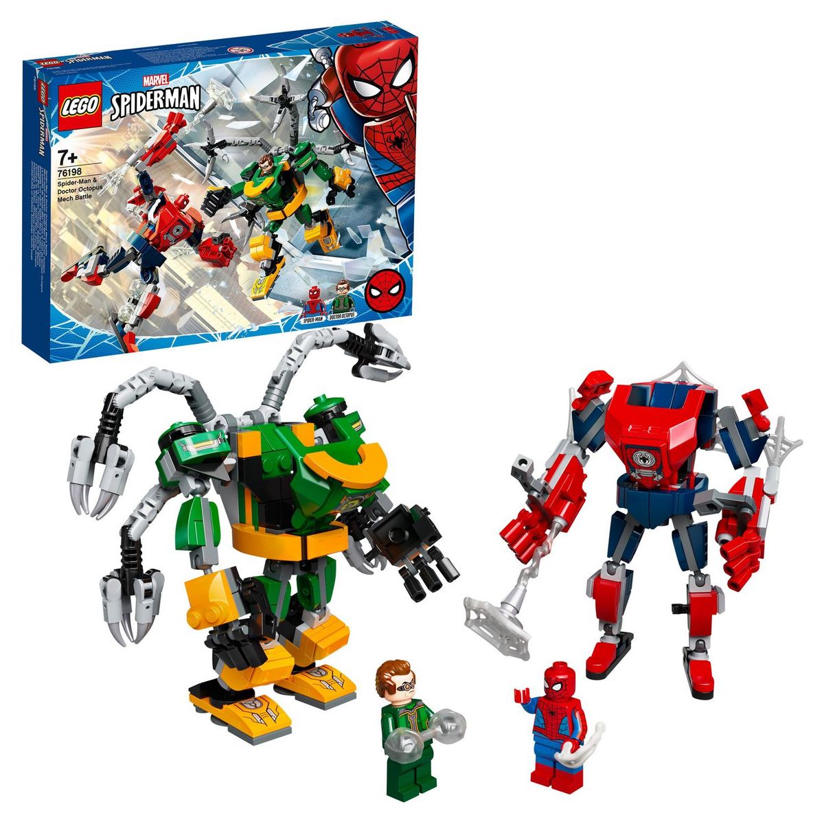 LEGO Spider-Man 76198 La bataille des robots de Spider-Man et Docteur Octopus