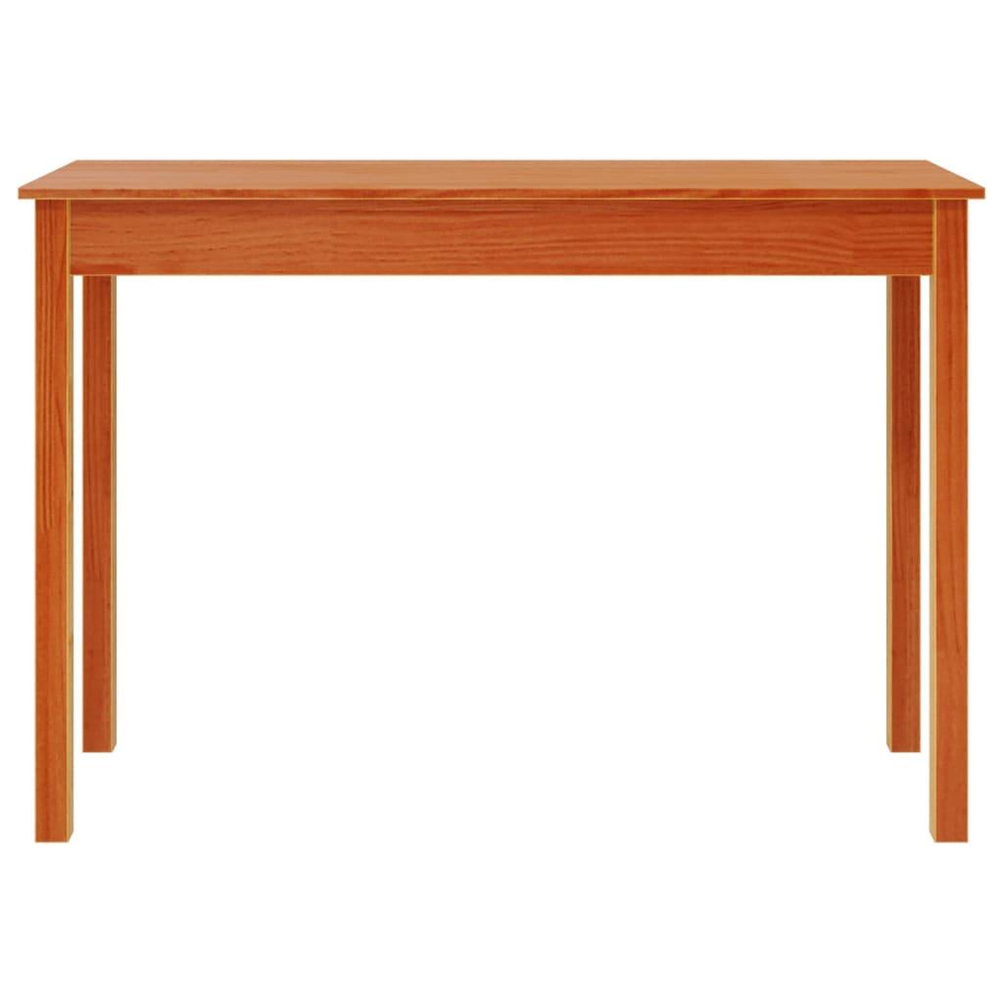 Voir la diapositive 5 : VIDAXL Table console marron miel 110x40x75 cm bois massif de pin