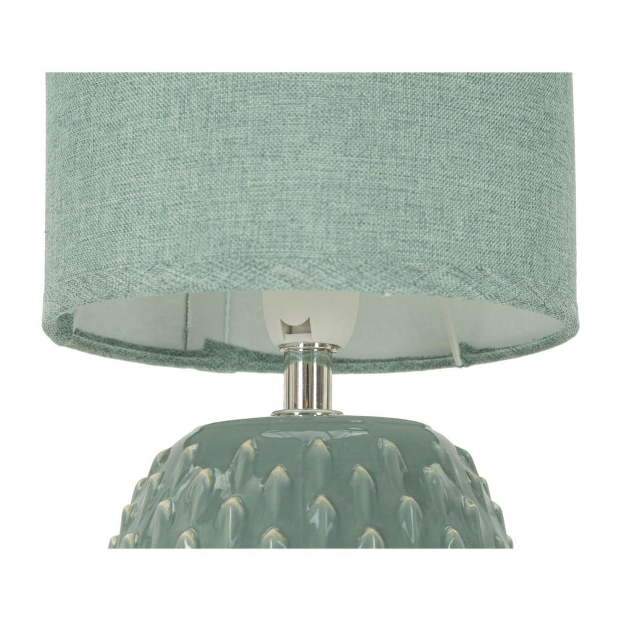 Voir la diapositive 3 : Paris Prix Lampe à poser en céramique  pontus  27cm turquoise