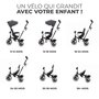 Voir la diapositive 3 : KINDERKRAFT Tricycle evolutif poussette avec pare soleil regl