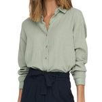 JACQUELINE DE YONG Chemise Verte Femme JDY Theis. Coloris disponibles : Vert