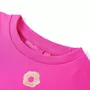 VIDAXL Sweatshirt pour enfants rose fonce 128