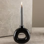 Voir la diapositive 5 : Paris Prix Bougeoir Design en Céramique  Judi  13cm Noir